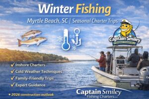 Winter fishing in Myrtle Beach SC