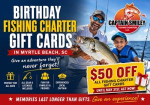 birthday fishing charter in Myrtle Beach SC
